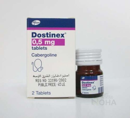 DOSTINEX 0.5 MG 2 TAB 172 LE