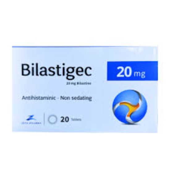 BILASTIGEC 20 MG 20 TABS 70 LE