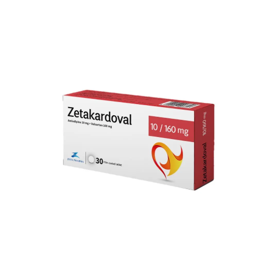 ZETAKARDOVAL 10/160 MG 30 TAB 168 LE