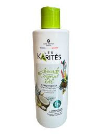 LES KARITES SHAMPOO WITH AVOCADO&COCONUT OIL 400ML