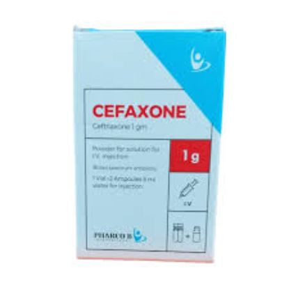 CEFAXONE 1 GM VIAL IV 69 LE