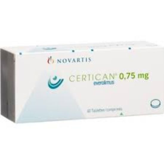 CERTICAN 0.75 MG 60 TAB 2844 LE