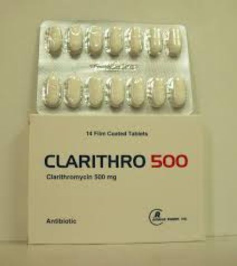 CLARITHRO 500 MG 14 TAB 179 LE