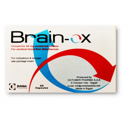 BRAIN OX 30 MG 20 CAPS 170 LE