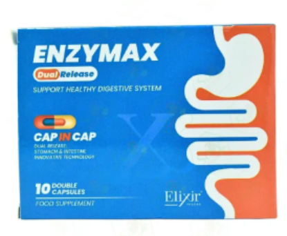 ENZYMAX DUO RELEASE 10 DOUBLE CAPSULES 200 LE