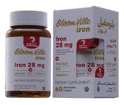 BLOOM VILLE IRON 28 MG60 TABLETS  375 LE