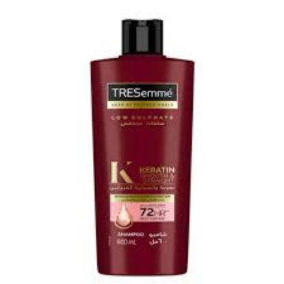 Tresemme Shampo KERATIN SMOOTH 600 ML تحكم بالتطاير لمدة 72 ساعه (خ20%)