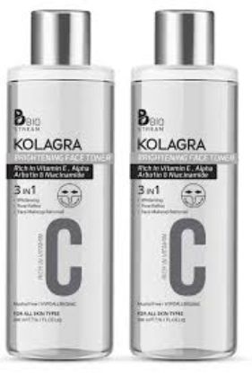 KOLAGRA BRIGHTENING FACE TONER  3IN 1 OFFER 1+1 200ML