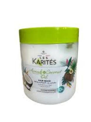 LES KARITES HAIR MASK WITH AVOCADO&COCONUT OIL 475ML