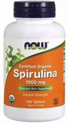 NOW SPIRULINA 1000 MG 120 TAB