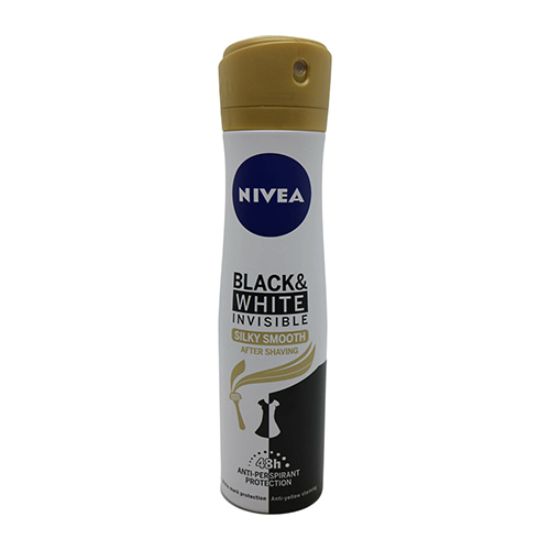 NIVEA WOMEN BLACK WHITE INVISIBLE SPRAY SILKY SMOTH 150 ML OFF 25%