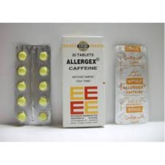 ALLERGEX CAFFEINE TAB 20 LE