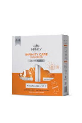 INFINITY CARE SUNSCREEN ULTRA FLUID SPF50+ 50ML 1+1