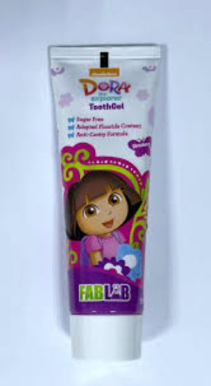 FAB LABTOOTHGELSTRAWBERRY(DORA) 75 ML معجون اسنان اطفال