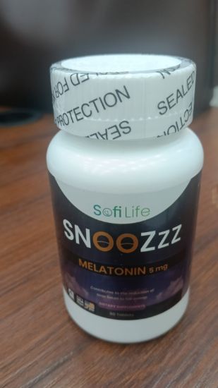 SNOOZZZ MELATONIN 5 MG 60 TAB 600 LE