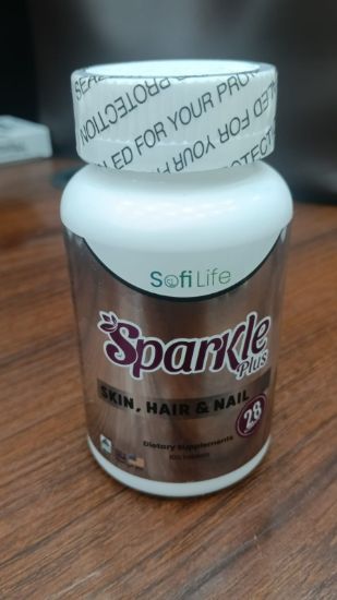 SPARKLE PLUS SKIN HAIR NAIL 100 CAP 1050 LE