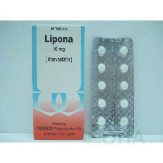 LIPONA 10 MG TAB 38 LE