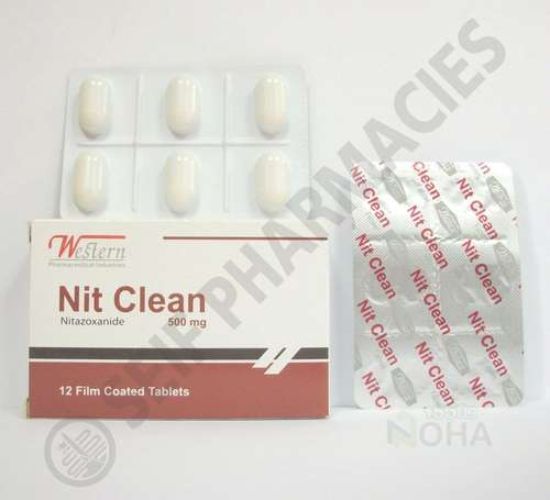 NIT CLEAN 500 MG 12 TAB 48 LE