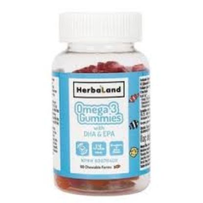 HERBALAND KIDS OMEGA 3 60 GUMMIES