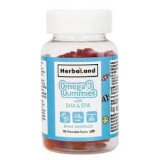 HERBALAND KIDS OMEGA 3 60 GUMMIES
