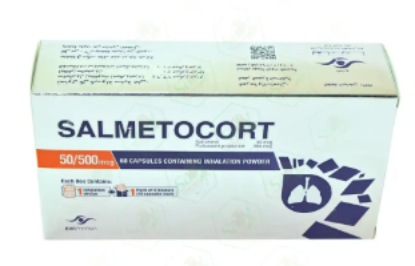 SALMETOCORT 50/500 MG 60 CAP 286 LE