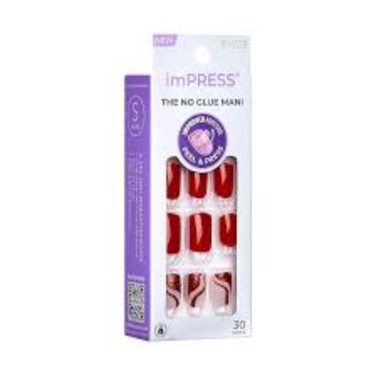 KISS IMPRESS THE NO GLUE MANI 30 PCS IM37C