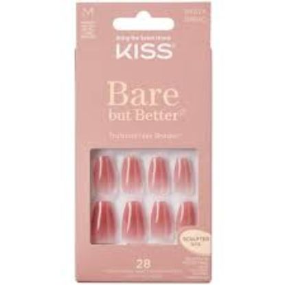 KISS BARA BUT BETTER TRUNUDE NAIL SHADES 28 PCS BN16C