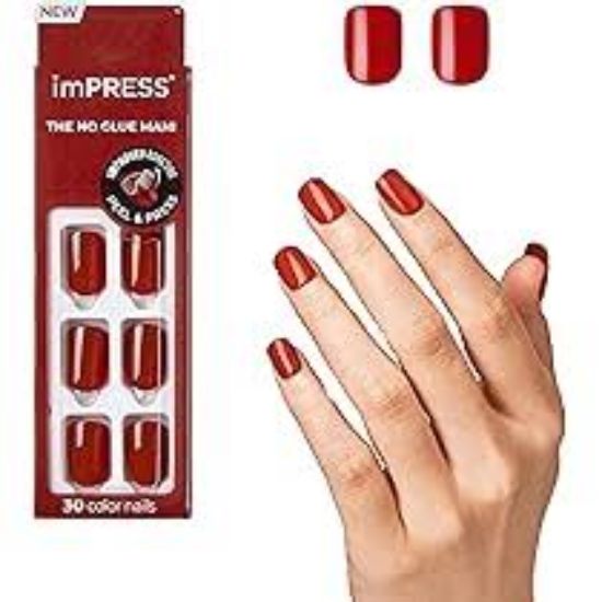 KISS IMPRESS THE NO GLUE MANI ESPRESS OURSELF 30 PCS KIMC012C