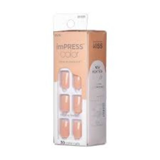 KISS IMPRESS PRESS-ON MANICURE 30 PCS LATTE IMC26C