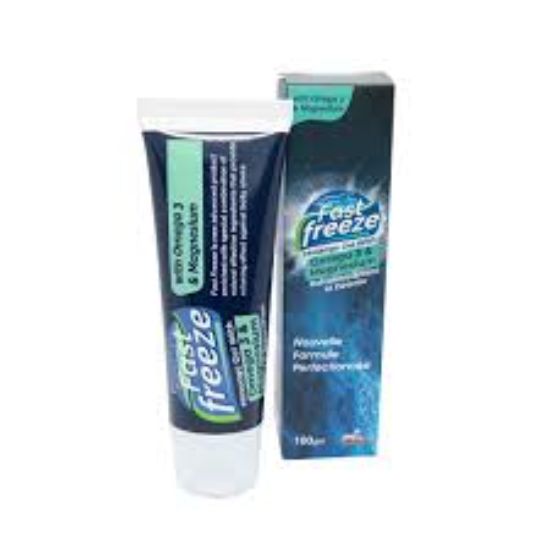 FAST FREEZE MASSAGE OMEGA 3 MAGNESIUM  GEL 100 GM 190 LE