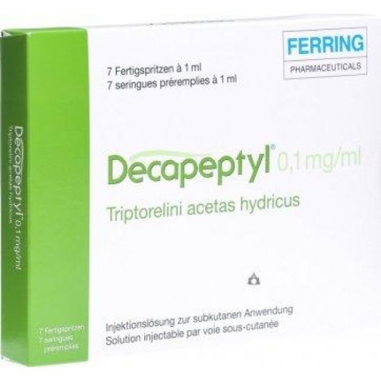 DECAPEPTYL 0.1 MG 7 SYRINGE 1400 LE
