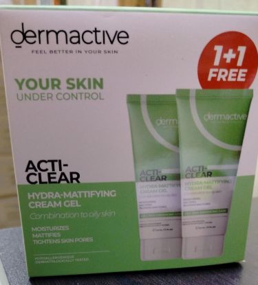DERMACTIVE ACTI- CLEAR MATTIFYING CREAM GEL 50MLOFFER 1+1