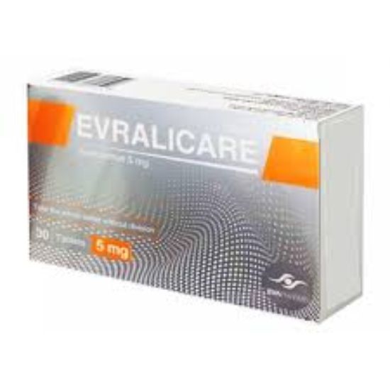 EVRALICARE 5 MG 30 TAB 8145 LE