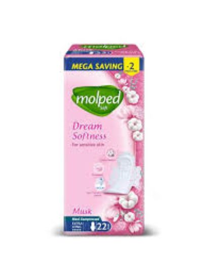 MOLPED DREAM SOFTNESS MAXI EXTRA LONG  FOR SENSITIVE SKIN 22+2 PADS