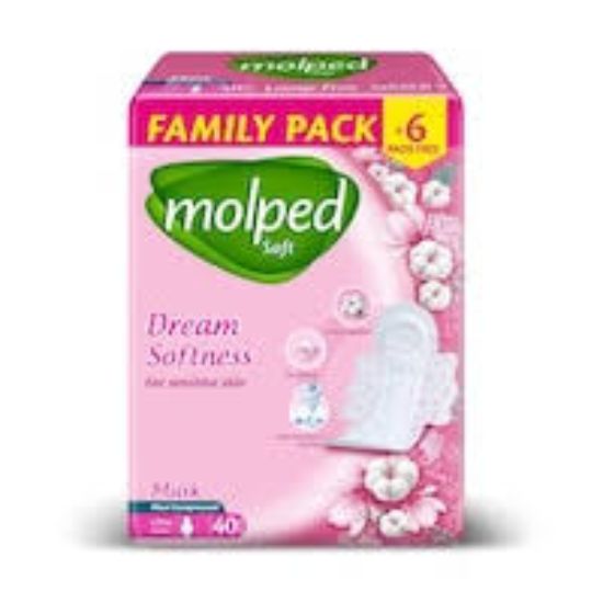 MOLPED DREAM SOFTNESS MAXI  LONG  FOR SENSITIVE SKIN 40+6 PADS MUSK