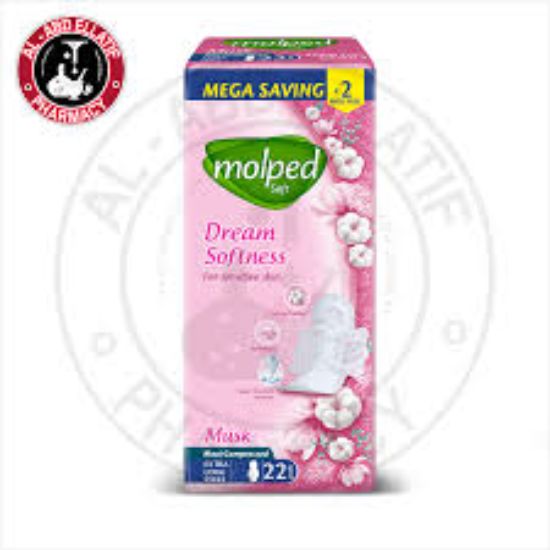 MOLPED DREAM SOFTNESS MAXI EXTRA LONG  FOR SENSITIVE SKIN 22 PADS