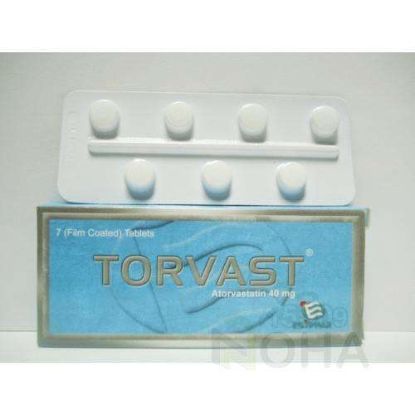 TORVAST 40 MG 7 TAB 38 LE