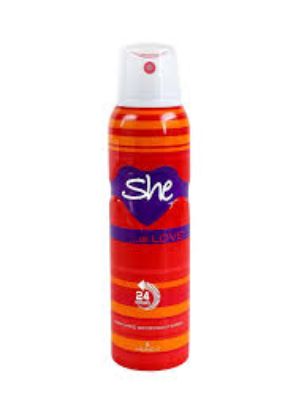 SHE IS LOVE DEODORANT SPRAY 150 ML