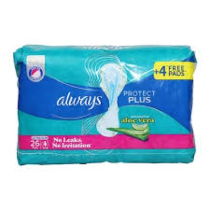 ALWAYS ULTRA SLIM LONG PROTECT PLUS ALOE VERA 26 PADS + 4 FREE