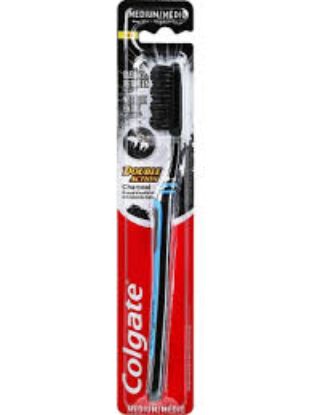 COLGATE DOUBLE ACTION CHARCOAL (MEDIUM) TOOTHBRUSH  فرشة اسنان