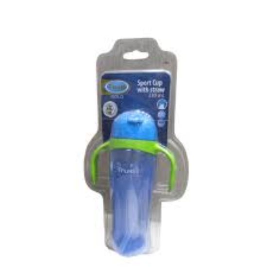 TRUE GOLD SPORT CUP WITH STRAW 330ML+12M(248008)