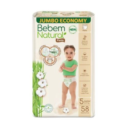 BEBEM NATURAL 5 PANTS 56 PCS