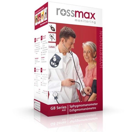 ROSSMAX MONITORING GB SERIES SPHYGMOMANOMETER ESFIGMOMANOMETROجهاز ضغط مؤشر بالسماعة