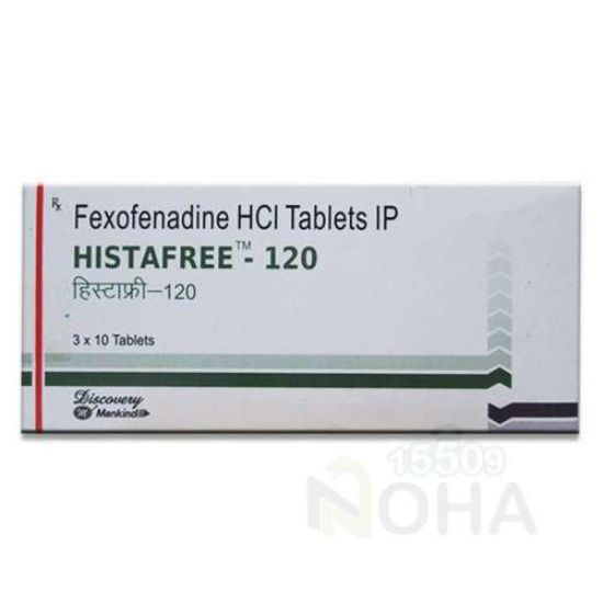 HISTAFREE 120 MG 10 TAB 33 LE