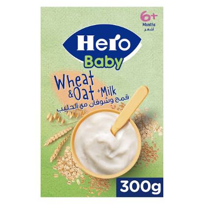 HERO WHEAT&OAT WITH MILK 300 GM قمح وشوفان مع الحليب