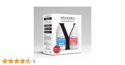 YOULICIOUS DEODORANT ROLL ON NATURAL TOUCH&NAUGHTY FRUITY 1+1