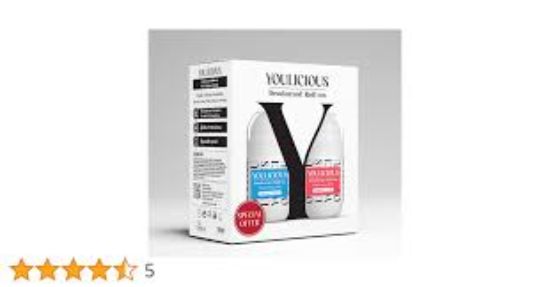 YOULICIOUS DEODORANT ROLL ON NATURAL TOUCH&NAUGHTY FRUITY 1+1