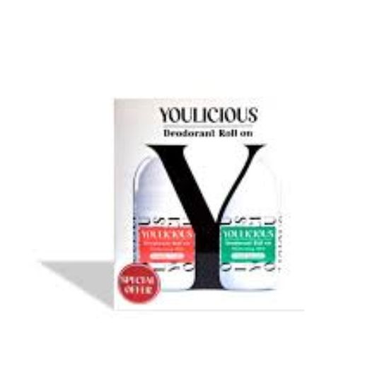 YOULICIOUS DEODORANT ROLL ON CHILL ISLAND&NAUGHTY FRUITY 1+1