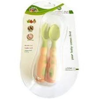 LA FRUTTA  SPOON&FORK SET WITH CASE 22477 طقم ملعقه وشوكه بعلبه