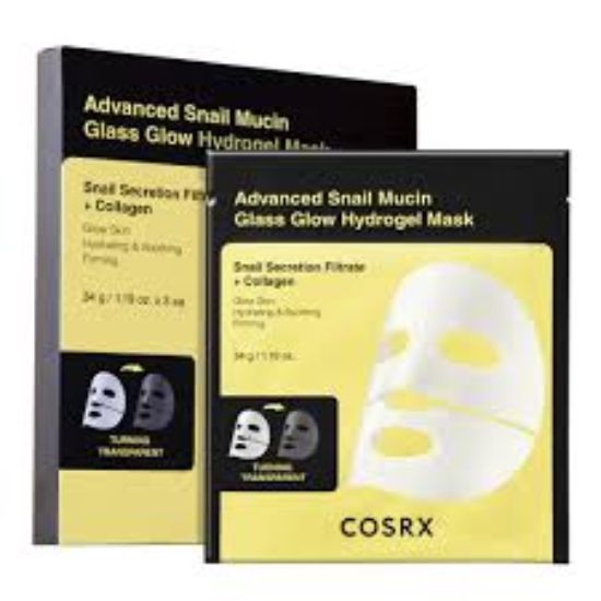 COSRX Snail Mucin Glass Glow Glow Mask 34g 3 PCS